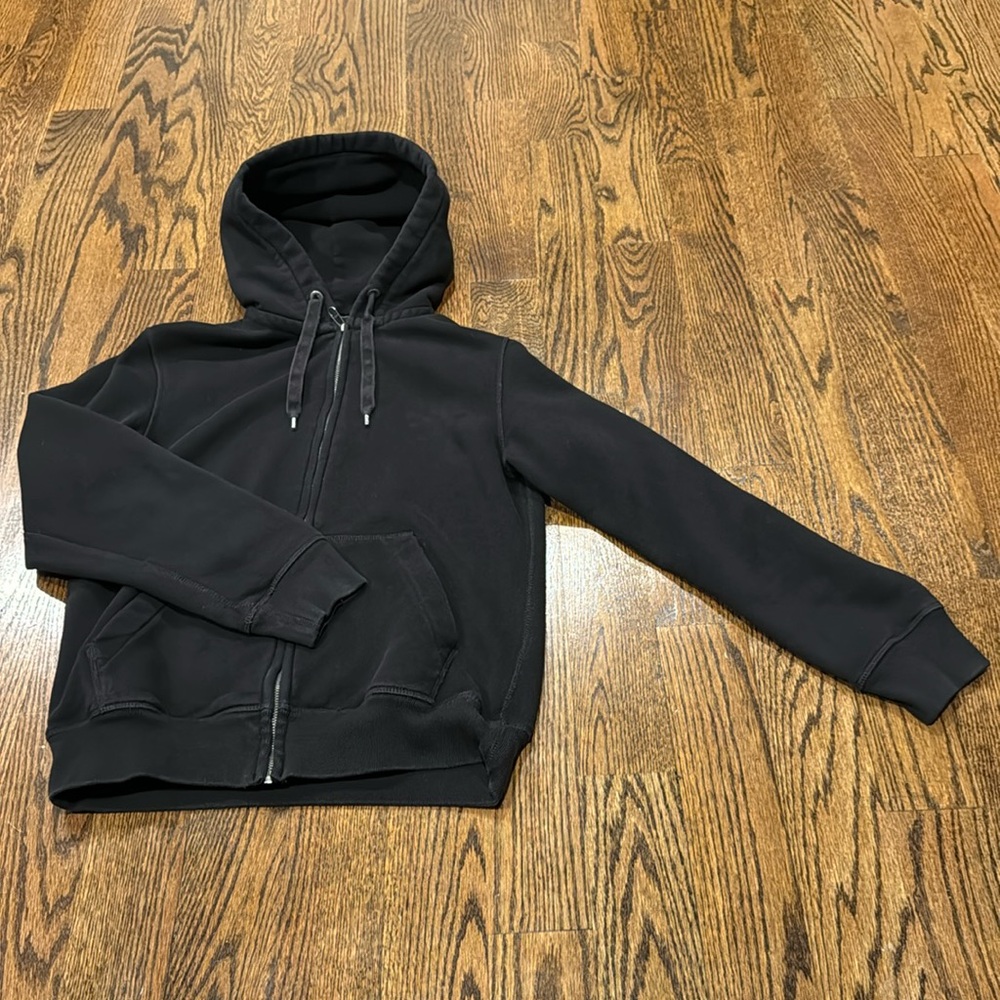 H&M black zipped hoodie